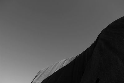 View of tree against clear sky