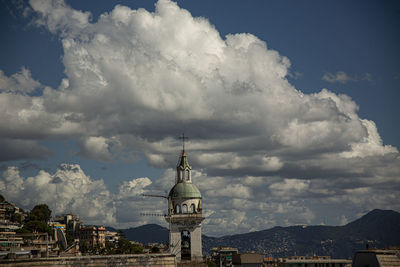 Panoramic view of buildings against sky