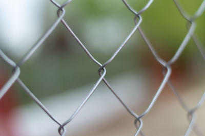 Close-up of chainlink fence