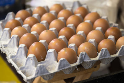 Eggs in carton for sale