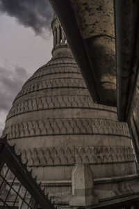 Low angle view of historical building