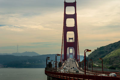 Scenic view of bridge against sky