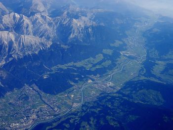 Aerial view of landscape