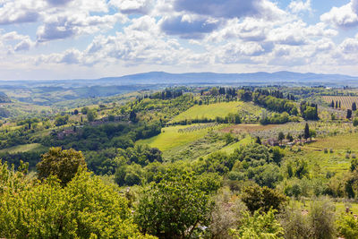 Scenic view of landscape against sky