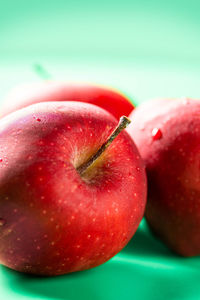 Close-up of red apple