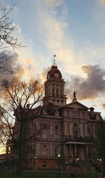 View of church against cloudy sky