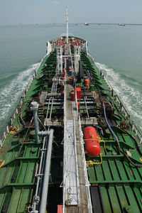 Panoramic view of sea against sky