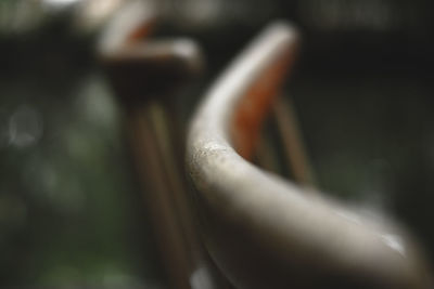 Close-up of coin-operated binoculars