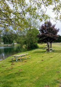 Gazebo in park