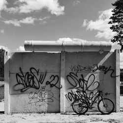 Graffiti on wall