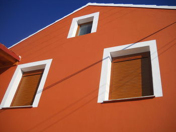 Low angle view of building against sky