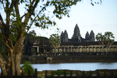 View of temple against sky