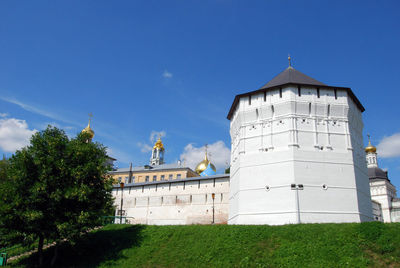 Low angle view of building against sky