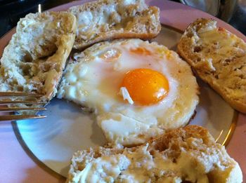 Close-up of served food