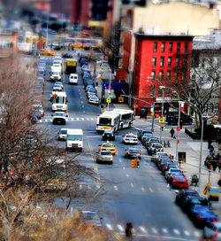 Traffic on road