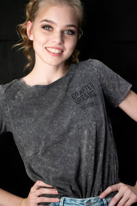 Portrait of a smiling young woman