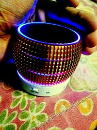 Close-up of food on table