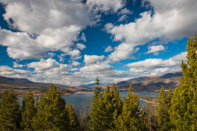 Panoramic view of landscape against sky