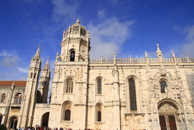 Low angle view of historical building against sky