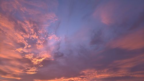 Waiting for a run. a look to the sky. sudden beauty. 