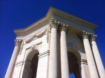 Low angle view of historical building