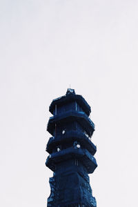 Low angle view of building against clear sky