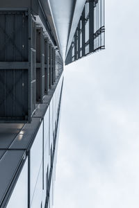 Low angle view of bridge against sky