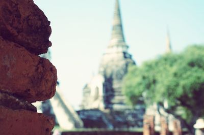 View of a temple