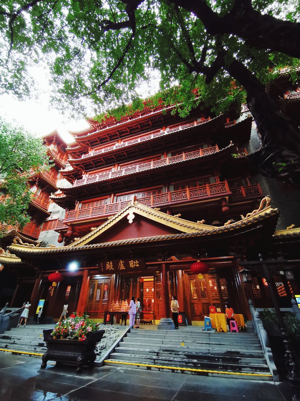 VIEW OF TEMPLE BUILDING