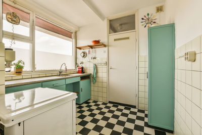 Interior of bathroom