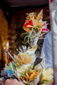 Close-up of flower bouquet