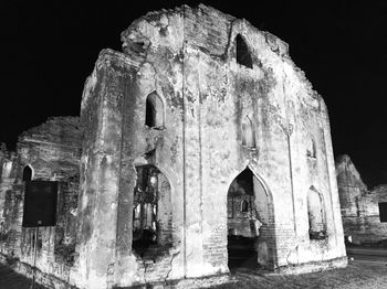 Low angle view of old building