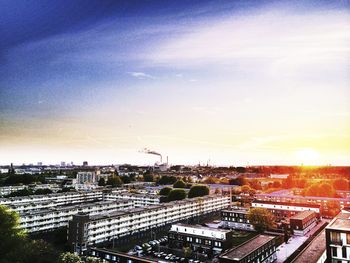 Aerial view of cityscape
