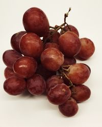 Close-up of food over white background