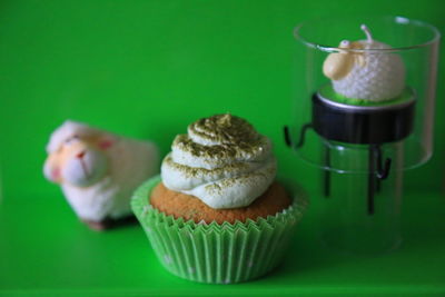 Close-up of cupcakes