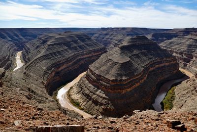 Aerial view of landscape