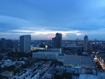 View of cityscape against sky