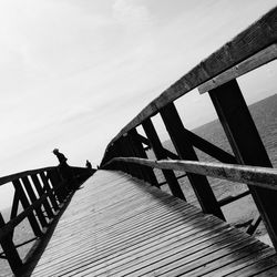 Low angle view of woman