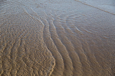 Full frame shot of sand dunes in desert