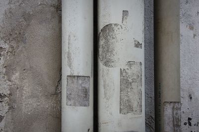 Close-up of weathered wall