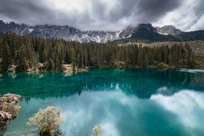 The blue color of this alp lake is awesome