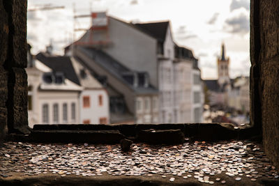 View from porta nigra to trier, germany