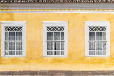 Facade of historic building