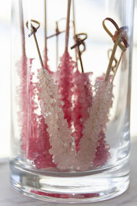 Close-up of ice cream in glass