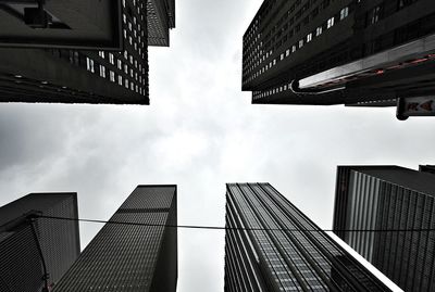 Low angle view of modern building