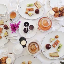 Close-up of food on table