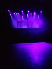 Illuminated lighting equipment at nightclub