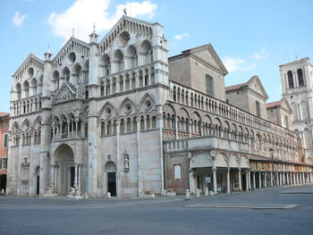 View of historic building against sky