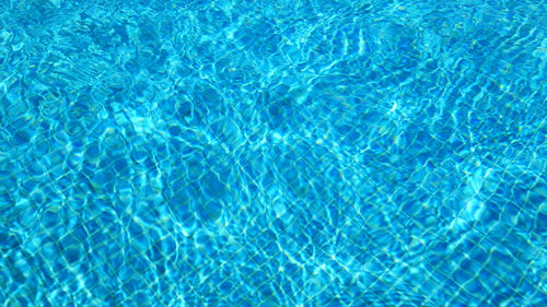 High angle view of swimming pool