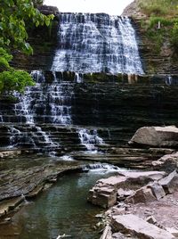 Scenic view of stream